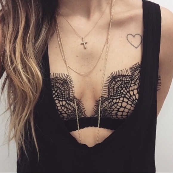 For Love & Lemons infinity triangle bra